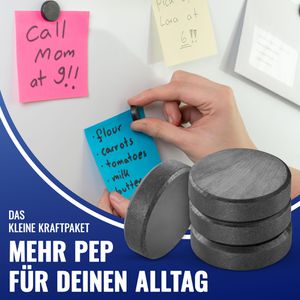 Produktbild für Magnete Poppstar 1011080 Ferrit, schwarz