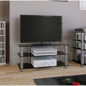 Produktbild für TV-Rack VCM Netasa, schwarz