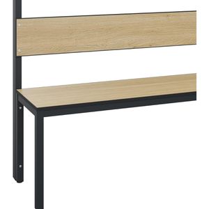 Produktbild für Umkleidebank CP-Möbel 8061-100, Sitzfläche Holz, 150 cm