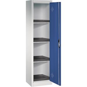 Umweltschrank CP-Möbel 8901-316, lichtgrau / blau