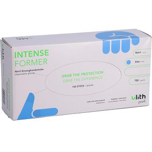 Produktbild für Einmalhandschuhe Ulith Intense Former, blau, 100 Stück