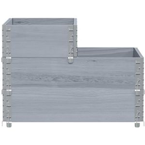 Produktbild für Palettenaufsatz vidaXL 4010315, grau, Holz