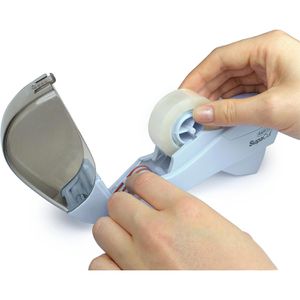 Produktbild für Klebebandabroller RAPESCO 1442, SupaCut, hellblau