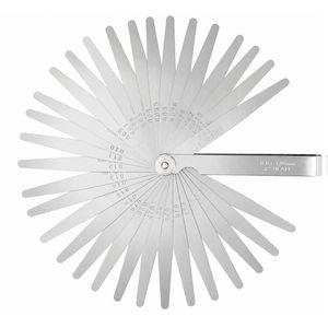 Fühlerlehre Helios-Preisser 0606136, aus Federstahl