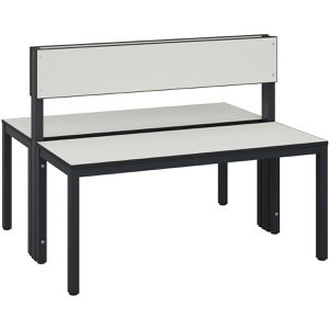 Produktbild für Umkleidebank CP-Möbel 8060-400, Sitzfläche Holz, 100 cm