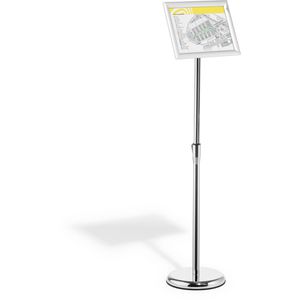 Produktbild für Infoständer Durable 479823 aus Aluminium, silber, A4