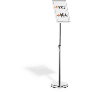 Produktbild für Infoständer Durable 479823, silber, A4