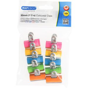 Produktbild für Briefklemmer RAPESCO RCB30COL, mit Aufhängeöse