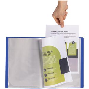 Produktbild für Sichtbuch Pagna 21011-07 Office, aus PP, A4