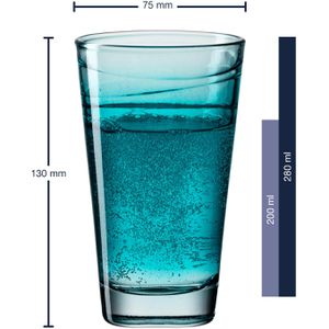 Produktbild für Trinkgläser Leonardo Vario Struttura 026845 farbig