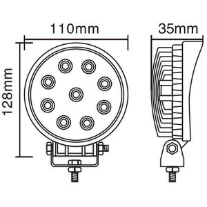 Produktbild für Zusatzscheinwerfer Berger&amp;Schröter 20213, 12 V / 24 V, LED