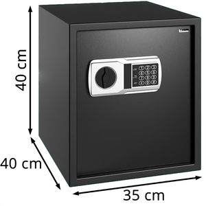 Produktbild für Tresor Deuba 107131, schwarz