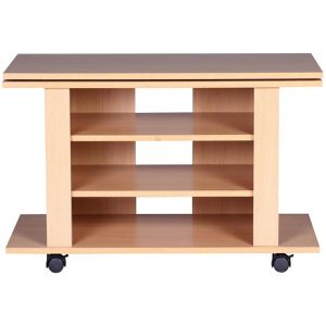 Produktbild für TV-Rack Wohnling Oregon, buche, mit Rollen