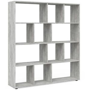 Bücherregal Vicco Pilar, grau