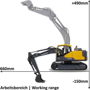 Produktbild für Baustellenfahrzeug JAMARA Volvo EC160E Bagger, Destruction-Set