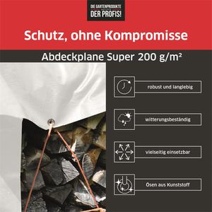 Produktbild für Abdeckplane NOOR Super, weiß
