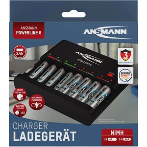 Produktbild für Akku-Ladegerät Ansmann Powerline 8 1001-0006