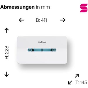 Produktbild für Toilettenpapierspender Satino Hyginity Centerfeed, 333414, CF2