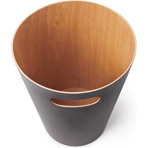 Produktbild für Papierkorb Umbra Woodrow Can, 082780-618, grau
