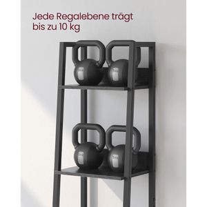 Produktbild für Bücherregal Vasagle LLS109B56, schwarz