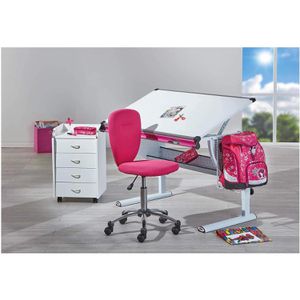 Produktbild für Kinderschreibtisch Inter-Link Matts 3 in 1, aus Holz / Metall