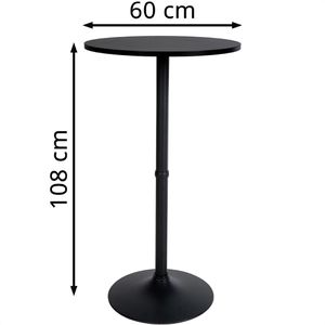 Produktbild für Stehtisch CLP 321419, schwarz