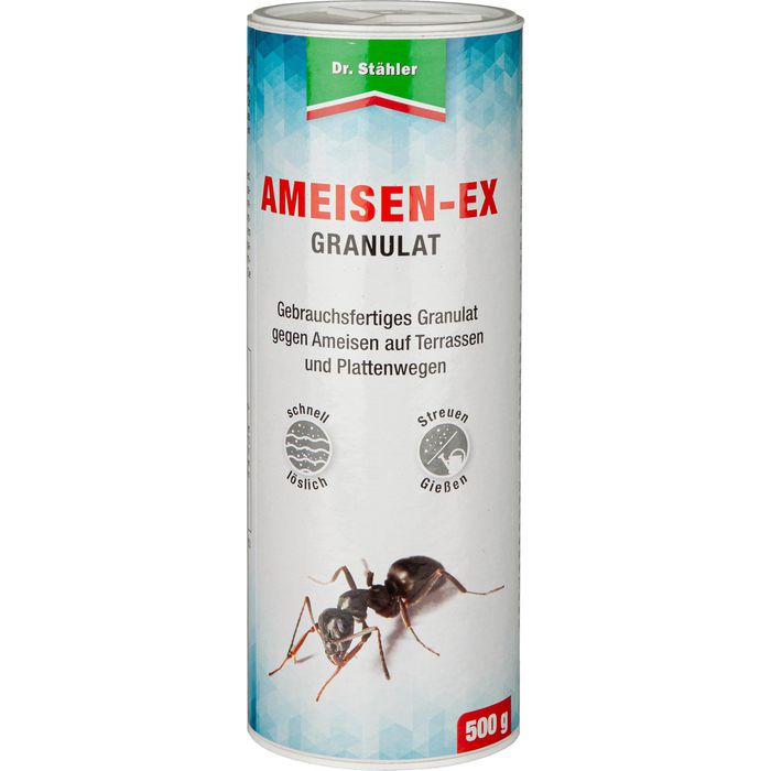 Dr.Stähler Ameisenköder Ameisen-Ex Granulat, Fraßköder, für den  Außenbereich, 500g – Böttcher AG