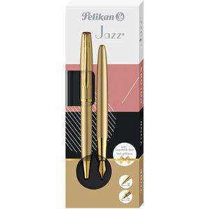 Produktbild für Schreibset Pelikan Jazz Noble Elegance, Metall, 2-teilig