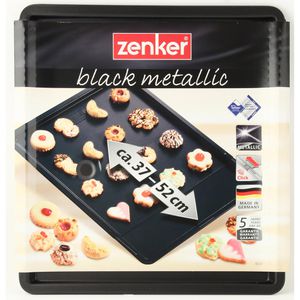 Produktbild für Backblech Zenker Black Metallic, schwarz, aus Stahlblech