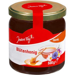 JedenTag Honig Blütenhonig, flüssig, im Glas, 500g