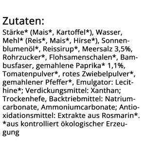 Produktbild für Salzstangen Hammermühle Paprika, BIO