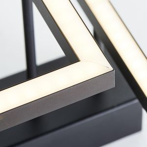 Produktbild für Deckenleuchte Brilliant Ranut, schwarz, LED