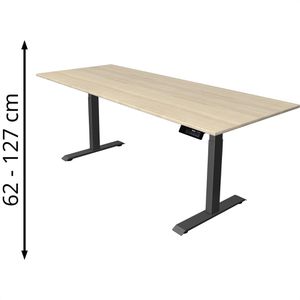 Schreibtisch Kerkmann Move 1 stable, ahorn / anthrazit