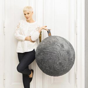 Produktbild für Sitzball Sitting-Ball FLUFFY, belastbar bis 100 kg