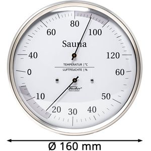 Produktbild für Saunathermometer Fischer-Feingerätebau 195.01, Ø 160 mm