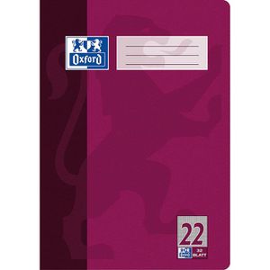 Produktbild für Schulheft Oxford 100050328, ab 5. Klasse, A4