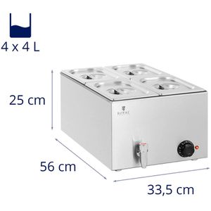 Produktbild für Bain-Marie Royal-Catering RCBM GN1/4, 600 Watt