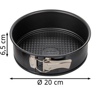 Produktbild für Backform Zenker Black Metallic 6500, mit Flachboden, aus Stahl