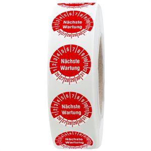 Produktbild für Prüfplaketten Böttcher-AG Nächste Wartung