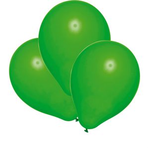Susy-Card Luftballons 40011301, grün, rund, Ø 22 cm, 25 Stück