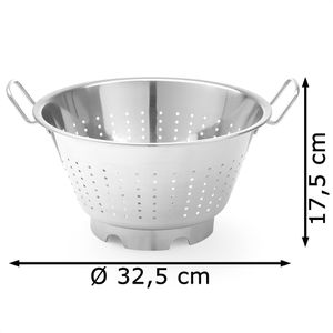 Produktbild für Seiher Hendi Profi Line, mit 2 Griffen, aus Edelstahl