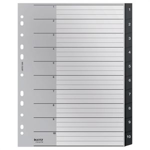 Produktbild für Register Leitz 1208-00-00 recycle, A4 Überbreite