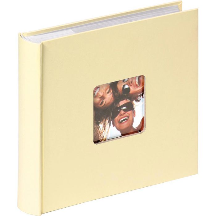 walther-design Fotoalbum ME-110-H 22 Seiten Memoalbum, für AG 24 – weiße Fun, Böttcher 200 x creme Fotos, cm, 100