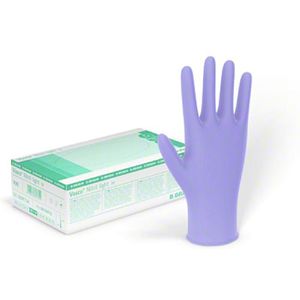 Einmalhandschuhe B.Braun Vasco Nitril light, lila, 100 Stück