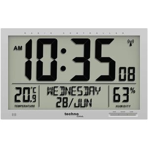 Wanduhr Technoline WS 8013, Kunststoff, digital, Funkuhr