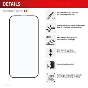 Produktbild für Displayschutzfolie Displex Premium Glass FC, 10H