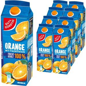 Produktbild für Saft Gut&amp;Günstig Orange, Direktsaft ohne Zuckerzusatz