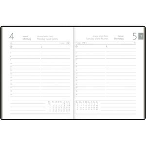 Produktbild für Taschenkalender Zettler 610-1020, schwarz, Jahr 2027