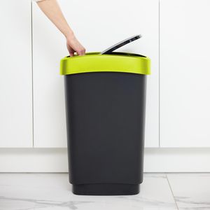 Produktbild für Mülleimer Rotho Twist 1754405070, grün