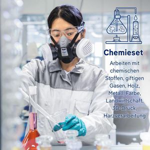 Produktbild für Atemschutzmaske Dräger Halbmaske 3300 Chemie